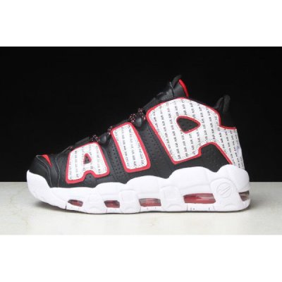 Nike Erkek Air More Uptempo Çizgili Siyah / Kırmızı Spor Ayakkabı Türkiye - 5375XRHV